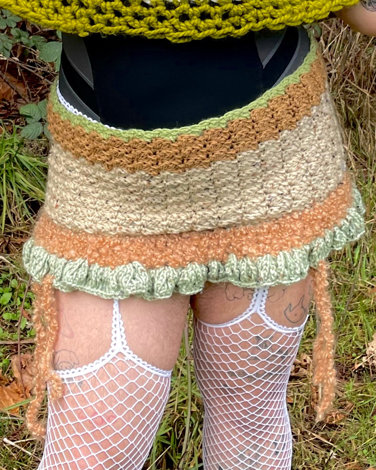 forest mini skirt