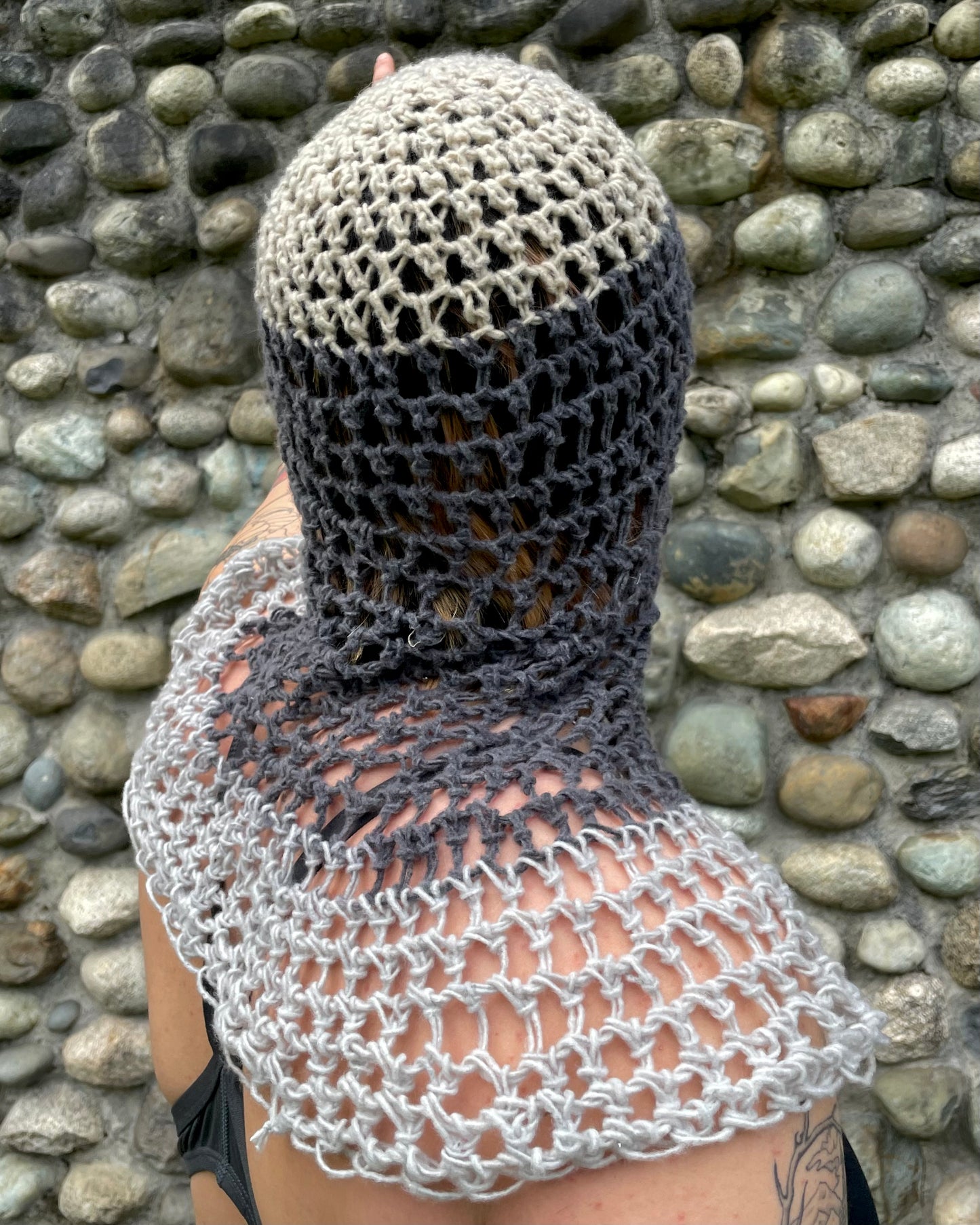 knit mail balaclava